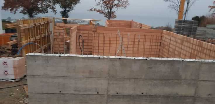 Maçonnerie et coffrage mur Maçonnerie et coffrage mur